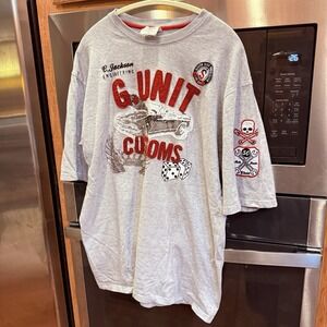Vintage G Unit Shirt Mens XL Gray Graphic CUSTOMS -  Tee Extra Large Streetwear‎